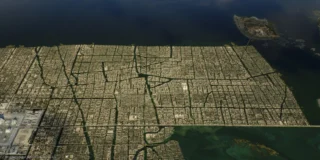 Chinampas Vista aérea
