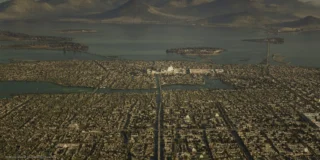 Tenochtitlan Vista aérea