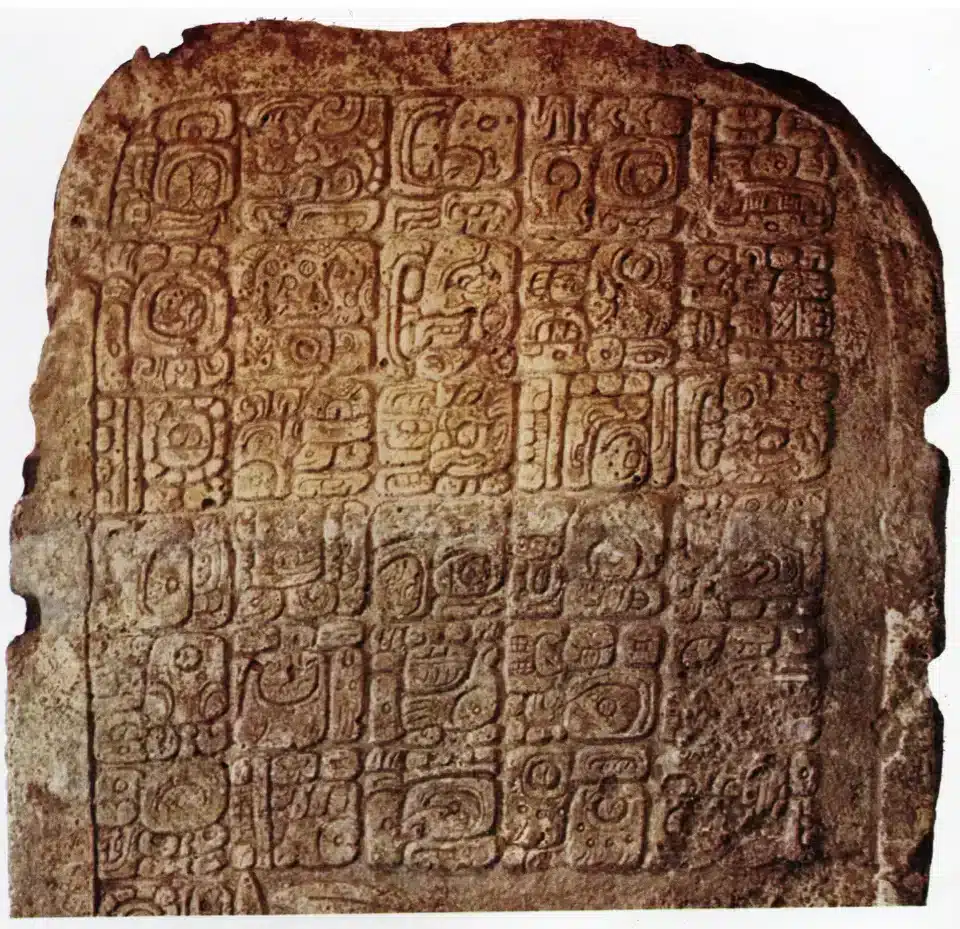 Estela 18 de Yaxchilán Chiapas