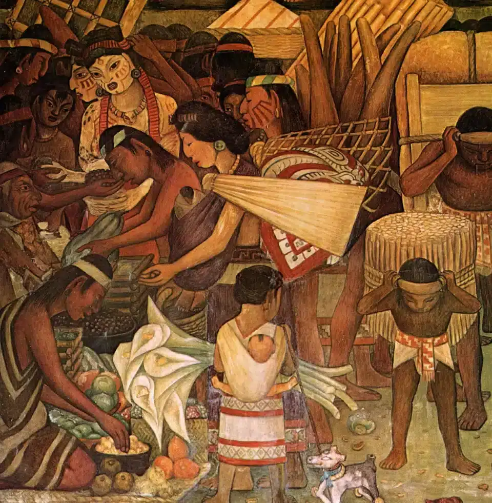 Intercambio comercial de los mexicas