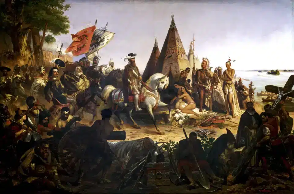 Descubrimiento del rio Mississipi