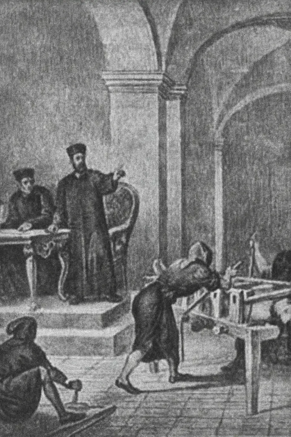 Alegoría del tormento de Francisca de Carvajal durante la Inquisición