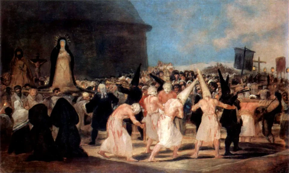 Procesión de disciplinantes. Francisco de Goya