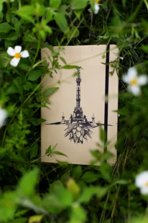 Foto de Libreta Arena de Mazunte con diseño inspirado en el Ángel de la Independencia 04