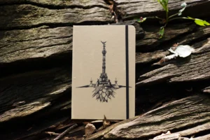 Foto de Libreta Arena de Mazunte con diseño inspirado en el Ángel de la Independencia 02