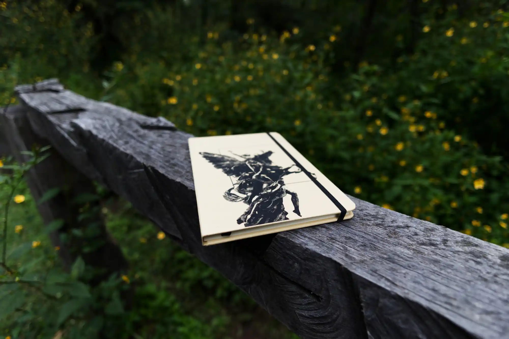 Foto de Libreta Arena de Mazunte con diseño de Pegaso del Palacio de Bellas Artes 05