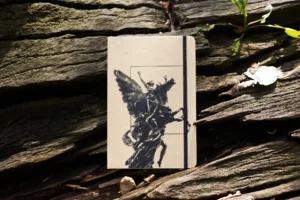 Foto de Libreta Arena de Mazunte con diseño de Pegaso del Palacio de Bellas Artes 04