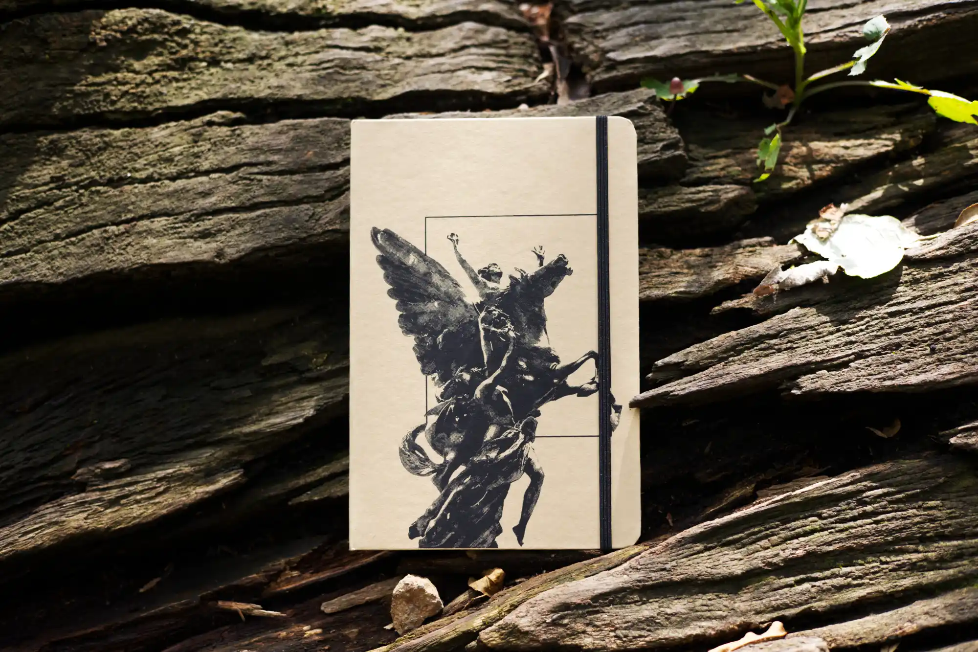 Foto de Libreta Arena de Mazunte con diseño de Pegaso del Palacio de Bellas Artes 04