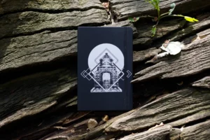 Photo of Black Notebook with design inspired in the Monument to the Revolution 02
