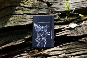 Foto de Libreta Negra con diseño de Pegaso del Palacio de Bellas Artes 02