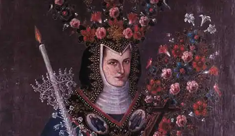 Sor María Juana de Señor San Rafael y Martínez (monja coronada). Autor anónimo, siglo XVIII. Fuente: Wikimedia Commons. Derechos (PD).
