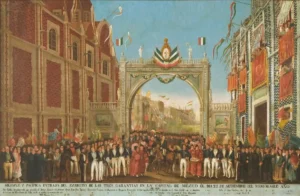 Entrada del Ejército Trigarante a la Ciudad de México el 27 de septiembre de 1821