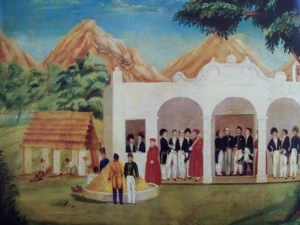 Entrevista entre Agustín de Iturbide y Juan O'Donojú en 1821